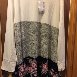 2XL LuLaRoe Elizabeth tri color